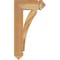 Ekena Millwork Thorton Arts & Crafts Rough Sawn Bracket, Western Red Cedar, 4"W x 14"D x 26"H BKT04X14X26THR03RWR - alternate 3